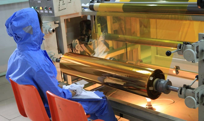 กระบวนการของ polyimide เทป